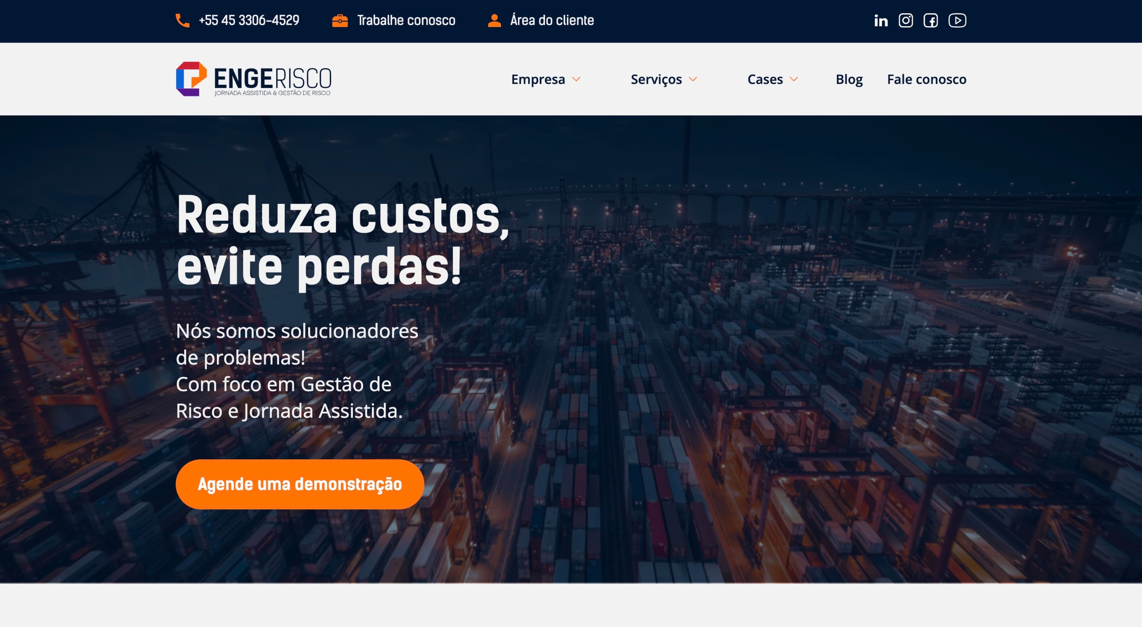 Engerisco — Landing / SaaS — desktop